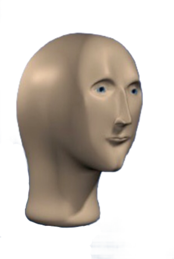 Meme Man Surreal (1024x1024), Png Download