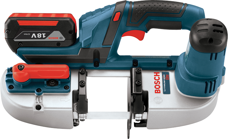 Bsh180 Overview 18v Compact Band Saw - Bosch Bsh180b - 18v Compact Band Saw Bare Tool (740x453), Png Download