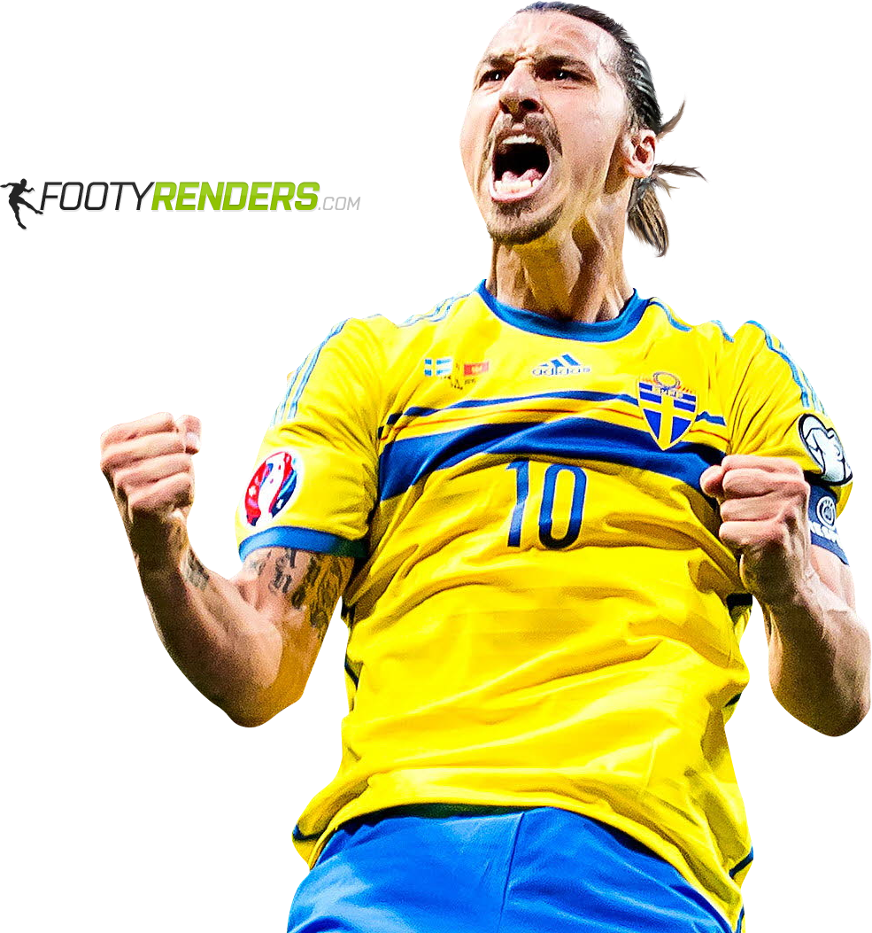 Zlatan Ibrahimovic Render - Zlatan Ibrahimovic Sweden Png (985x1053), Png Download