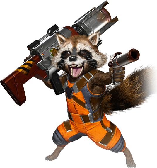 Rocket Raccoon - Marvel Vs Capcom Infinite Rocket Raccoon (535x708), Png Download