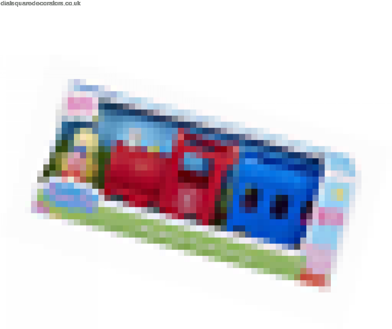 Peppa Pig Grandpa Pig's Train And Carriage - Peppa Pig Miss Rabbit's Train And Carriage Playset (800x785), Png Download