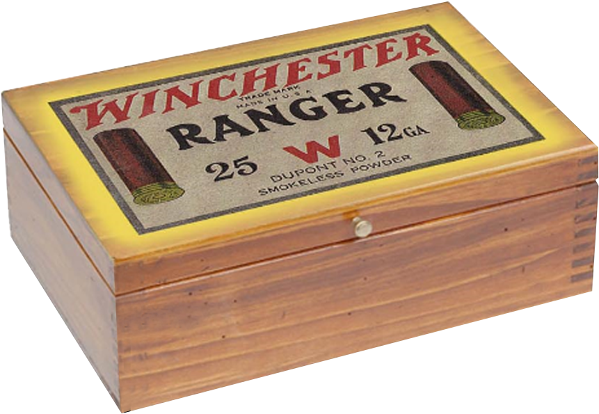 Winchester Vintage Wooden Box Ranger - Cantine Franzosi Olivenseife Mit Karotte 100g (1000x1000), Png Download