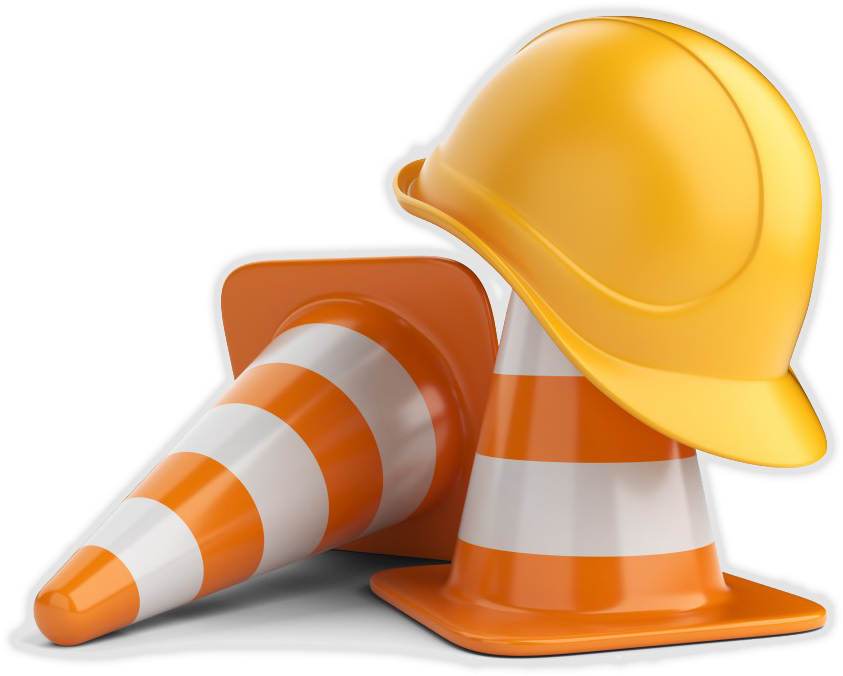 En-construccion - Construction Zone Hard Hat (1024x843), Png Download