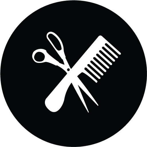 Hair Salon Haircuts Icon - Secondary School Icons (622x560), Png Download