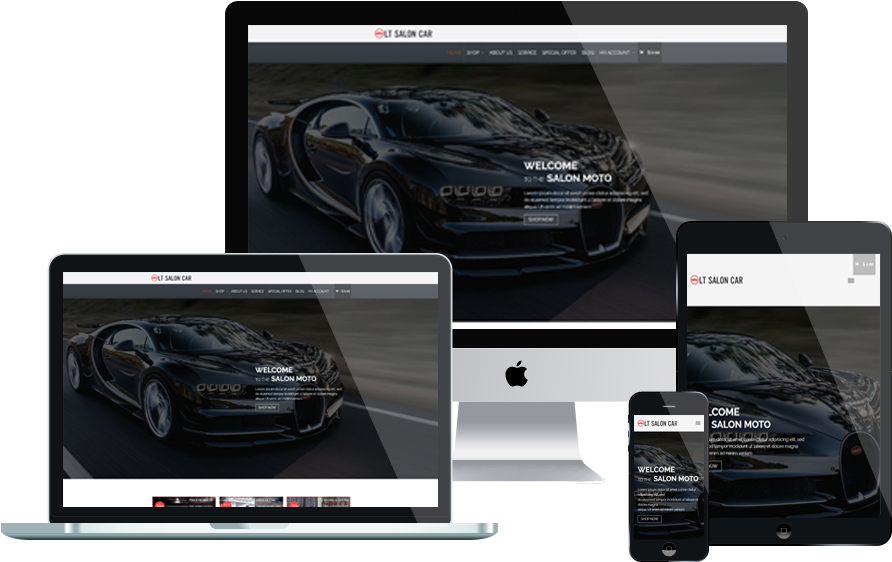 Lt Salon Car Free Responsive Salon Car Wordpress Theme - Hotel & Booking Joomla Template (1000x750), Png Download