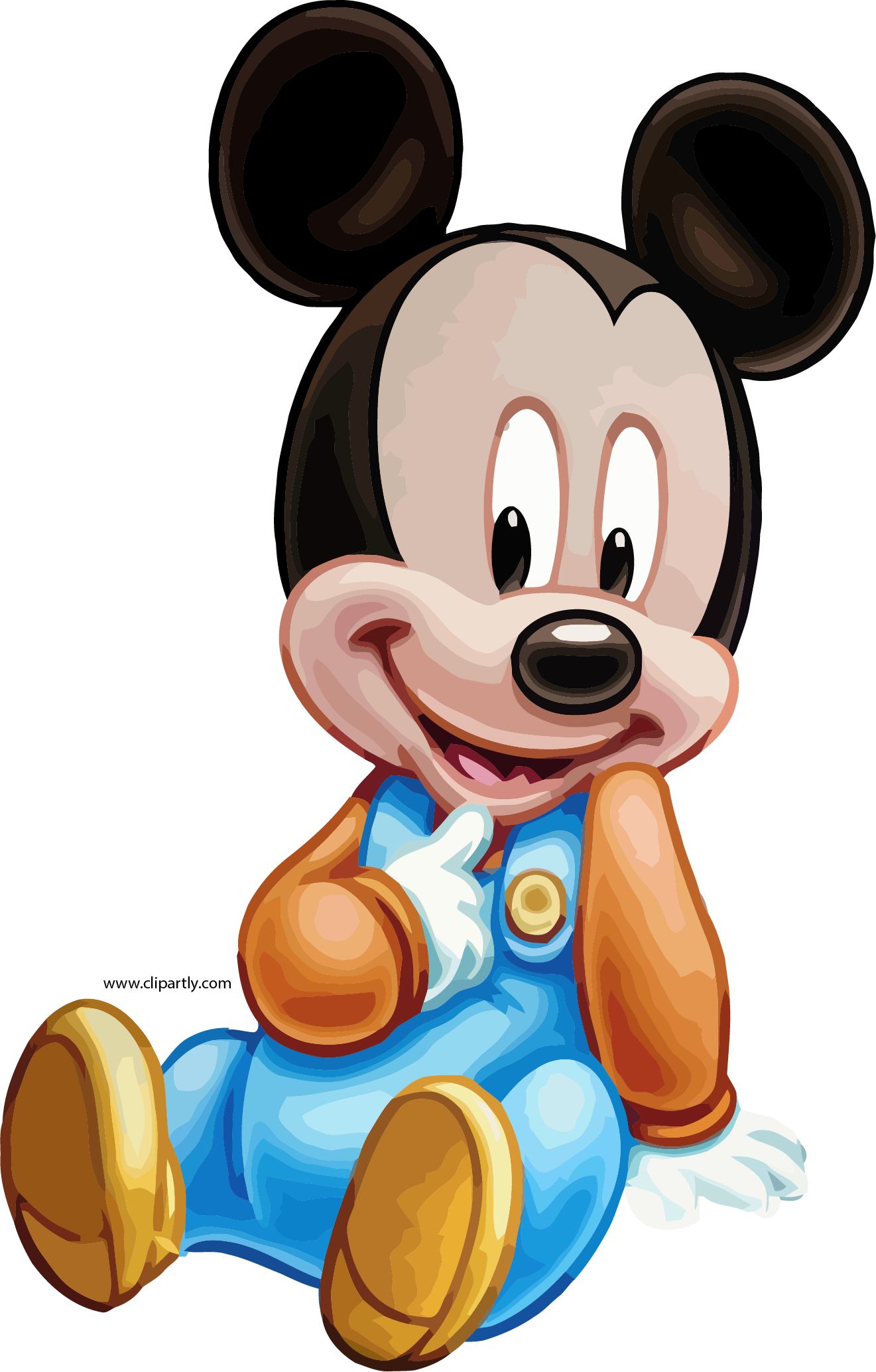 Download Baby Clipart Mickey - First Birthday Background Png PNG Image with  No Background 