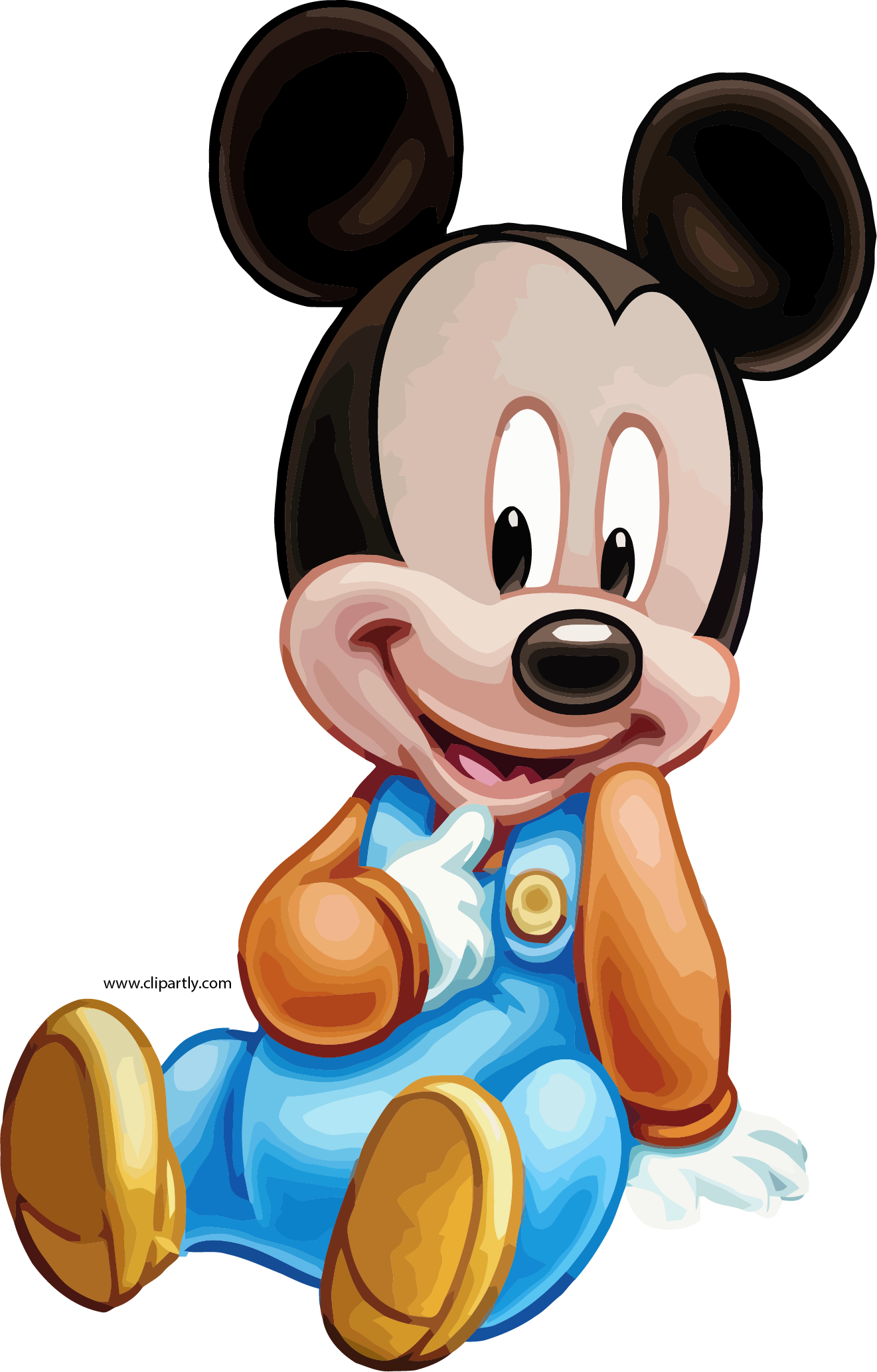 Baby Clipart Mickey - First Birthday Background Png (1321x2067), Png Download