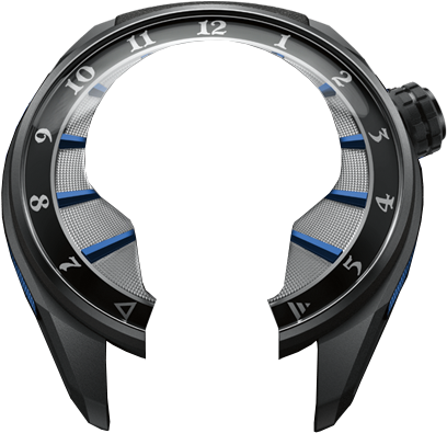 The Skull Axl Rose Watch Is A Custom Model Created - Hyt Skull Bad Boy (451x973), Png Download