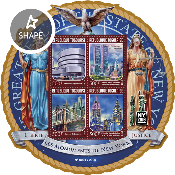New York Monuments - New York City (600x600), Png Download