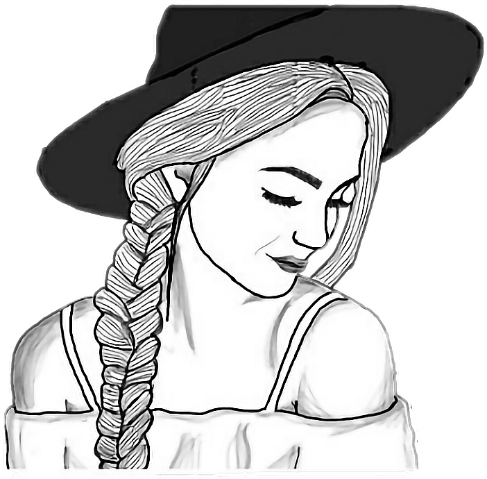 Girl (702x690), Png Download