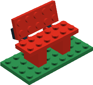 Bench - Brickwork (1006x649), Png Download