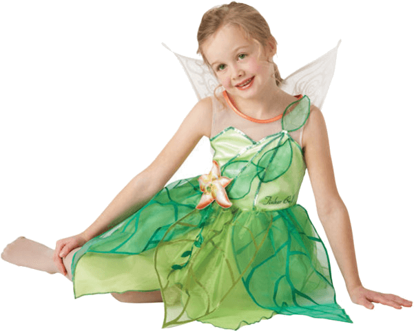 5-6 Years Girls Disney Tinkerbell Costume (600x951), Png Download