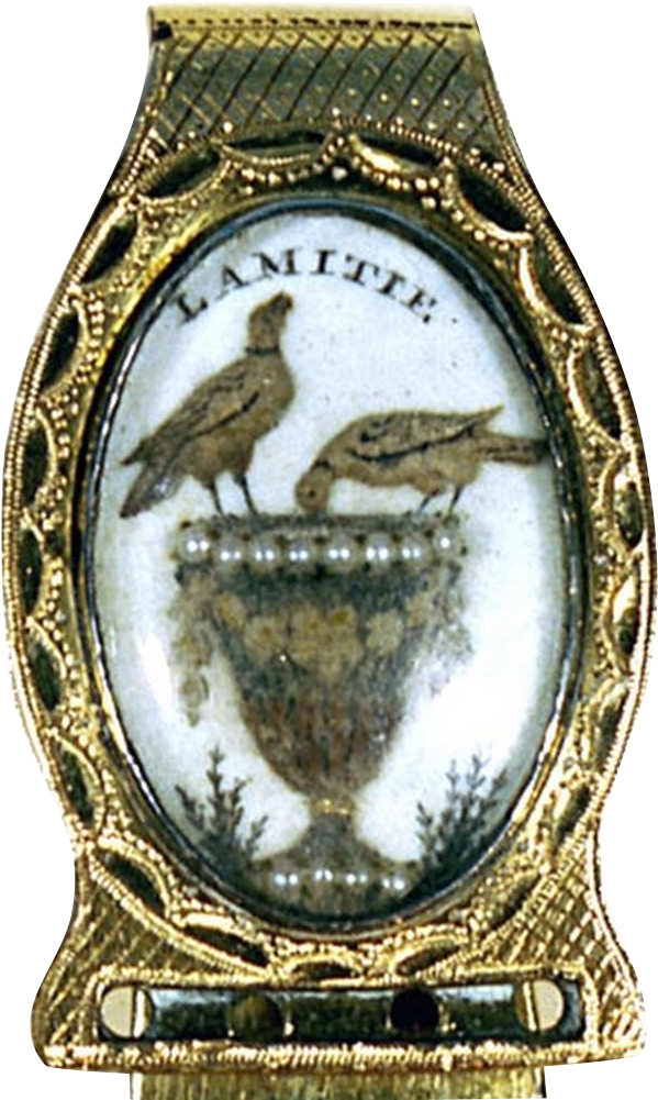 Rare Sentimental/mourning Chatelaine Plaque, Late 18th - Emblem (1000x1000), Png Download