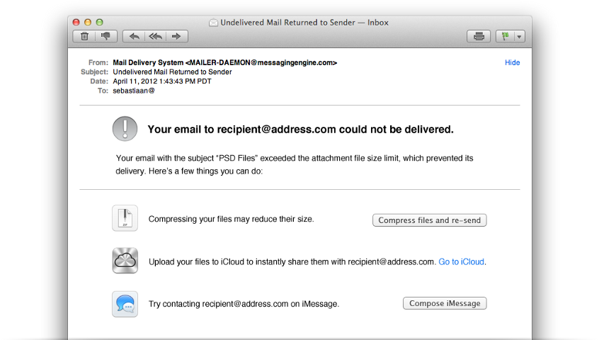Legible Email Errors - Here To See The Attached (846x480), Png Download