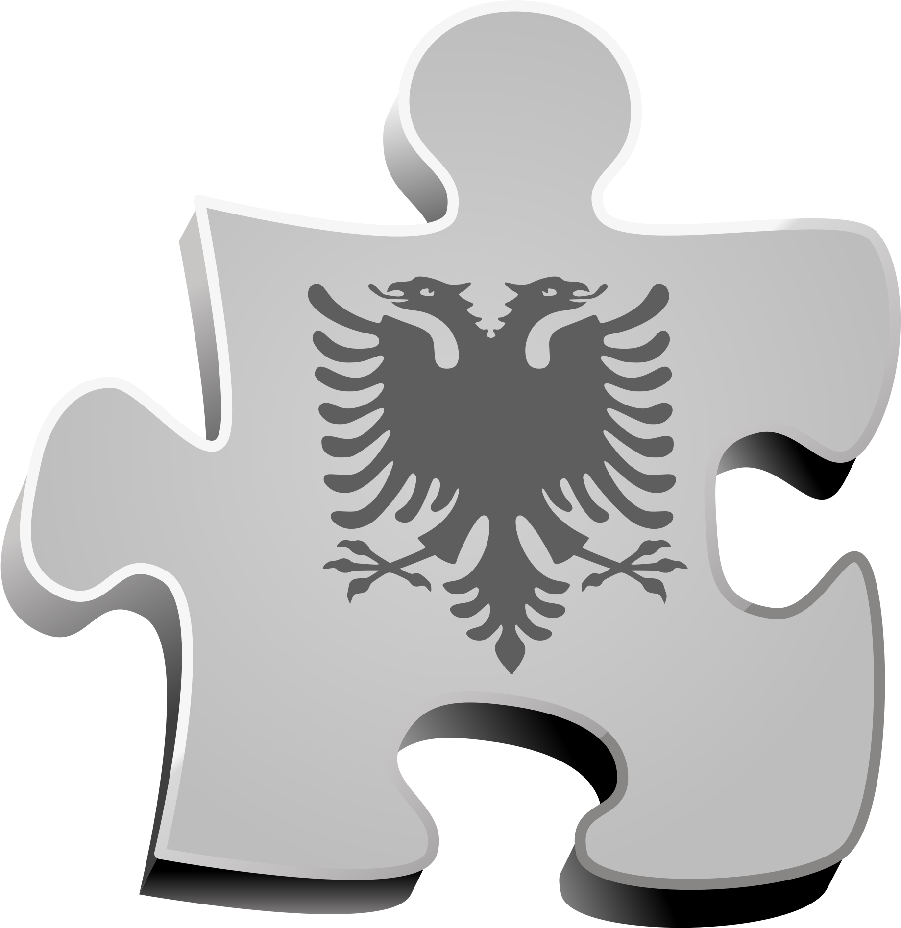 Open - Albanian Flag (2000x2000), Png Download