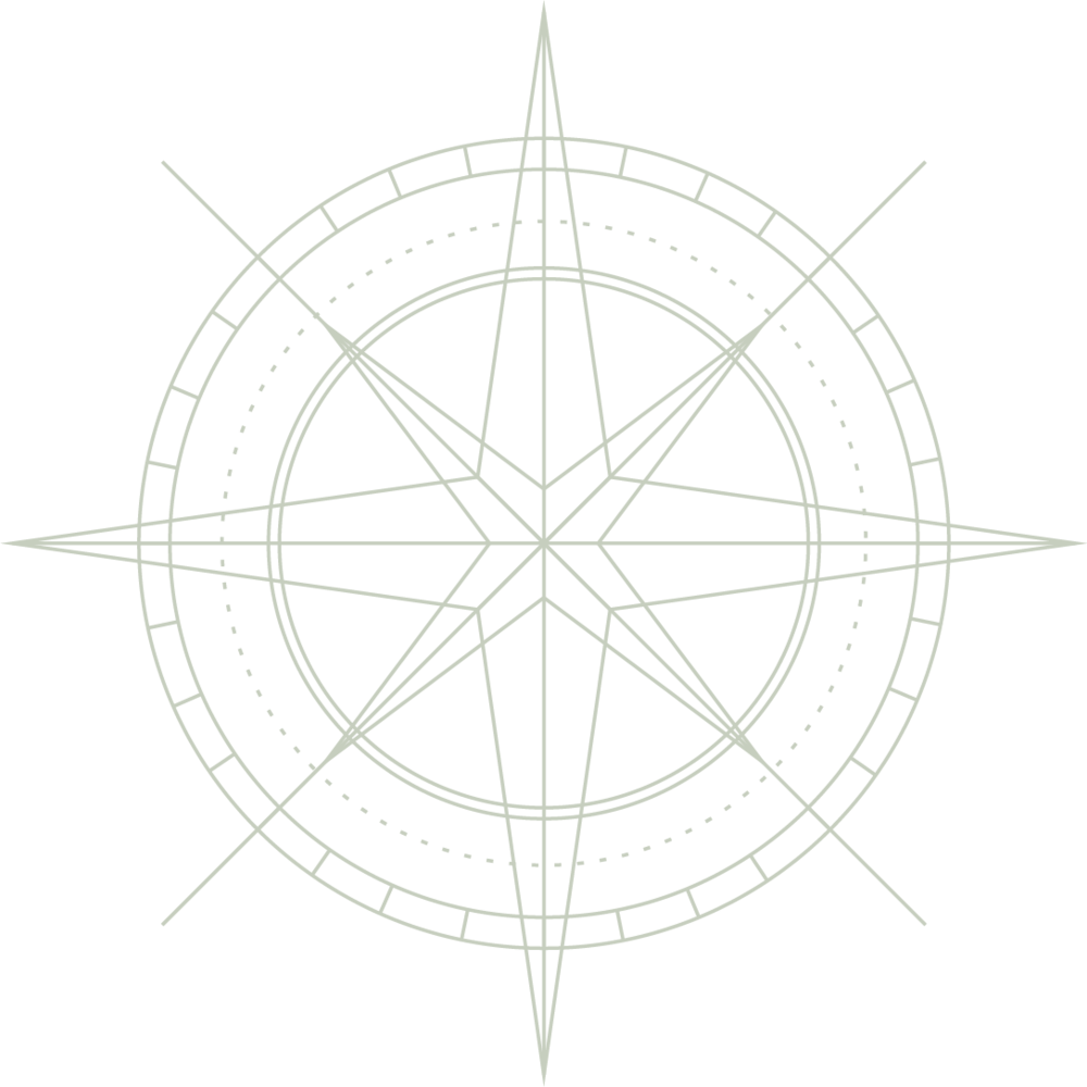 Compass - Sage - Mandala (1000x1000), Png Download