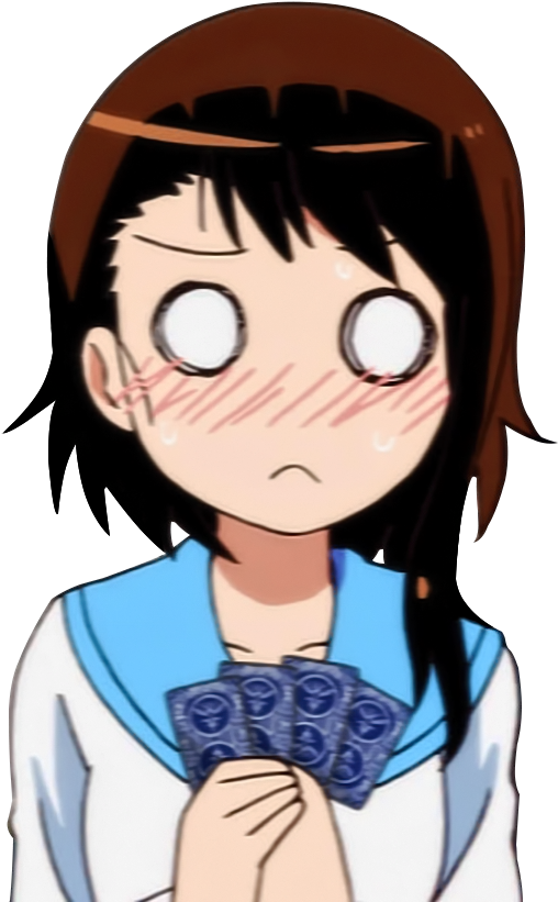 Looking For This Onodera Poker Face In Higher Quality - Onodera Kosaki Face Png (561x875), Png Download