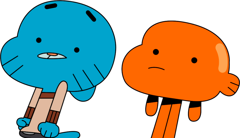 Shocked Png - Gumball And Darwin Shocked (926x531), Png Download