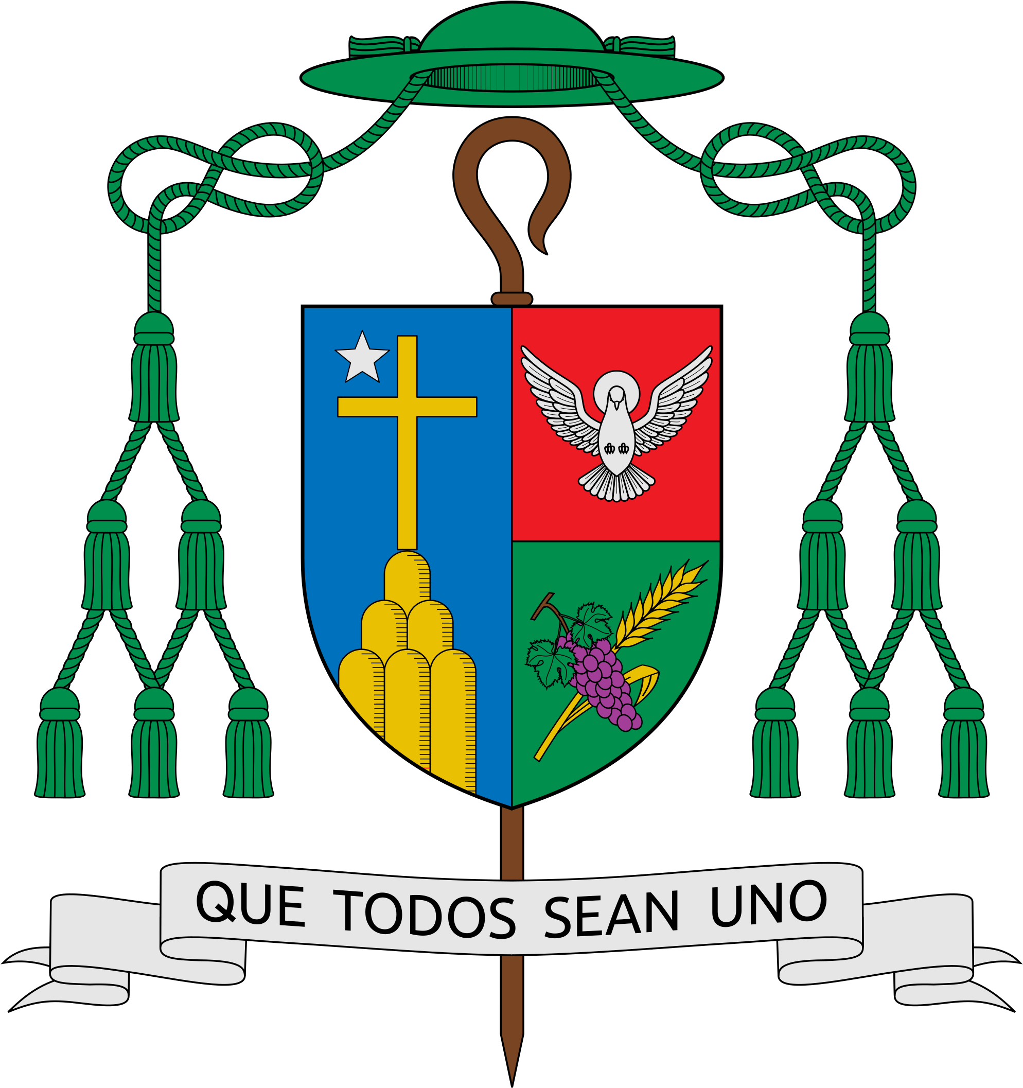 Open - Bishop Oscar Jaime Florencio (2000x2132), Png Download