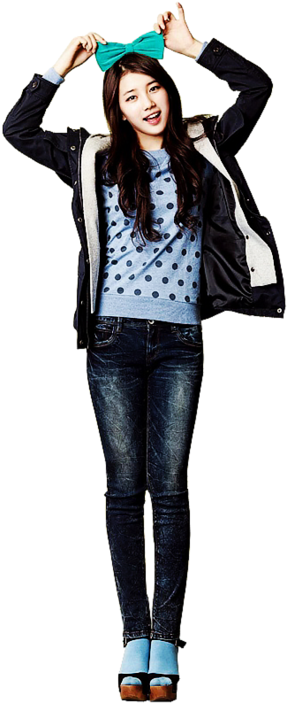 Suzy Bae Png - Miss A Suzy Jeans (653x900), Png Download