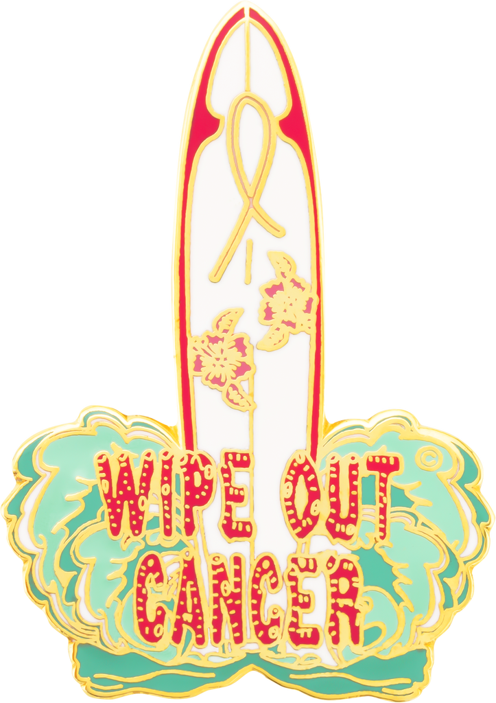 We Make The Process Of Ordering Custom Awareness Ribbon - Wipe Out Cancer (723x1024), Png Download