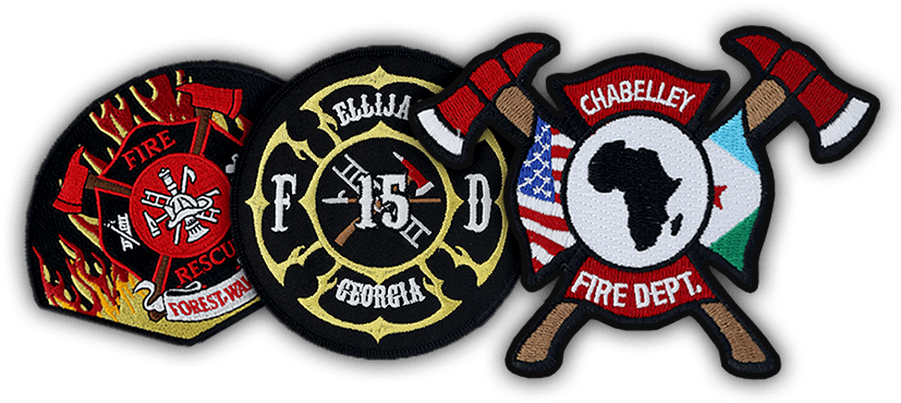 Looking For Fire Department Patches For Your Station - Firefighter Gift Firefighter Necklace - Fireman Pendant (831x497), Png Download
