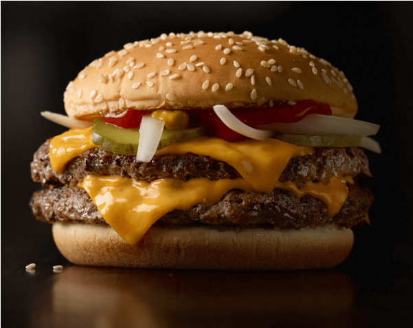 More Views - Mcdonald's Burgers Usa Vs Uk (600x600), Png Download