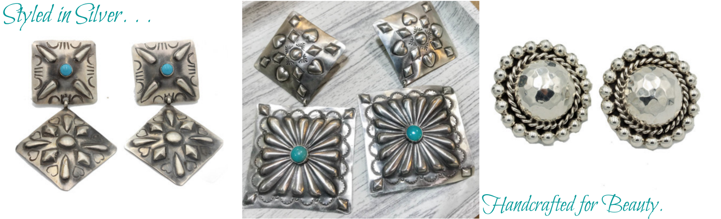 In-style Sterling Silver - Earrings (1500x500), Png Download