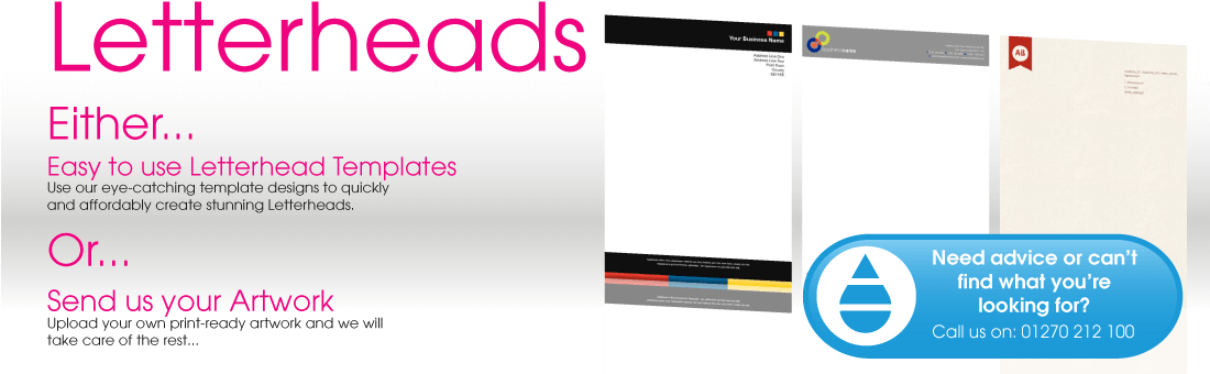 Design Templates Letterhead Printing Print Buying Direct - Printing (1100x365), Png Download