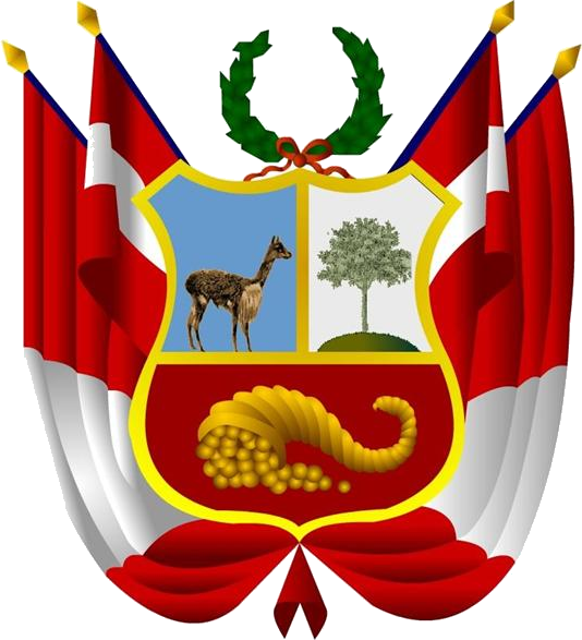 Escudo Nacional Del Peru - Peru (534x587), Png Download