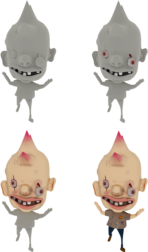 Crazy Man - Animal Figure (600x900), Png Download