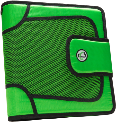 Binder, 2" Case It© S 816 Open Tab Green - Green (640x640), Png Download