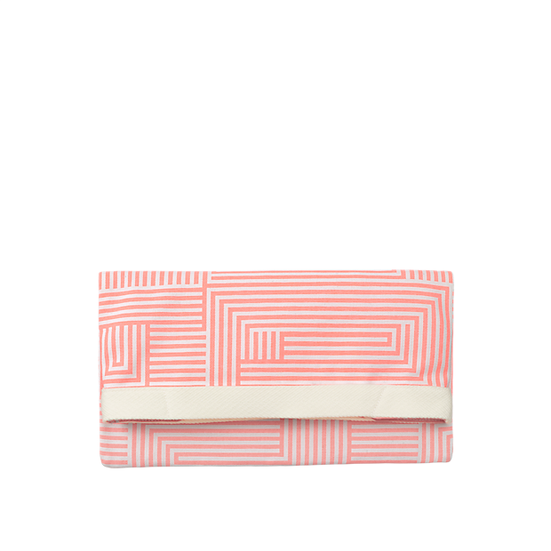 Three-way Tote In Neon Coral Signature Zig Zag - Wallet (620x620), Png Download