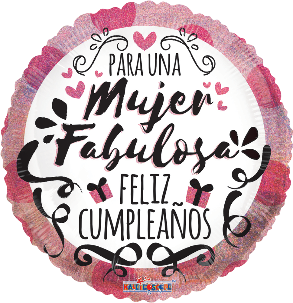 V35455/09 - Cumpleaños Mujer (1000x1000), Png Download