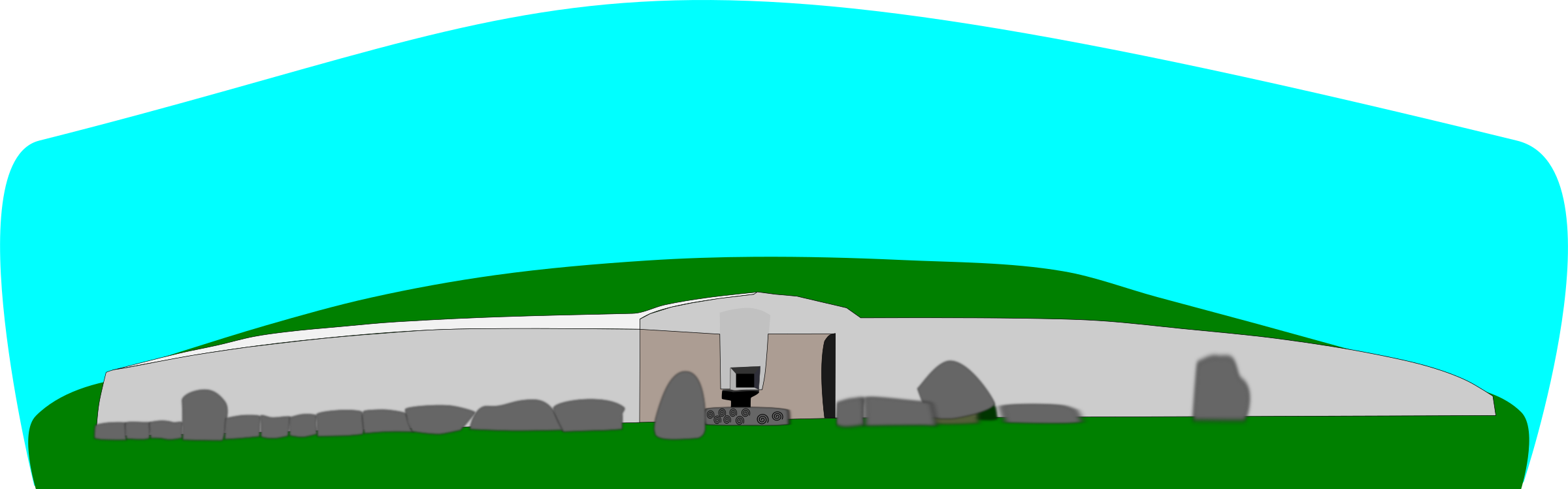 This Free Icons Png Design Of Newgrange Prehistoric (2400x749), Png Download