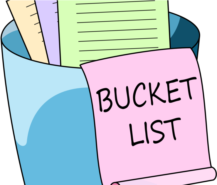 Clipart Summer Bucket - Bucket List Clip Art (780x630), Png Download