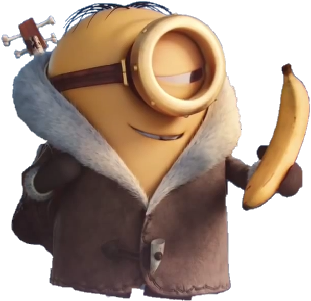 Minions Banana Png - Stuart Kevin And Bob (755x641), Png Download