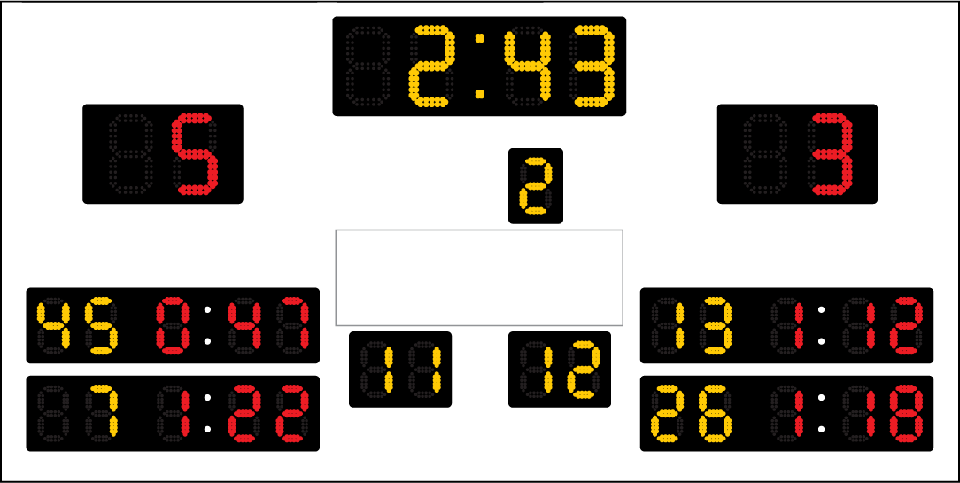 Specifications - Scoreboard (1084x545), Png Download