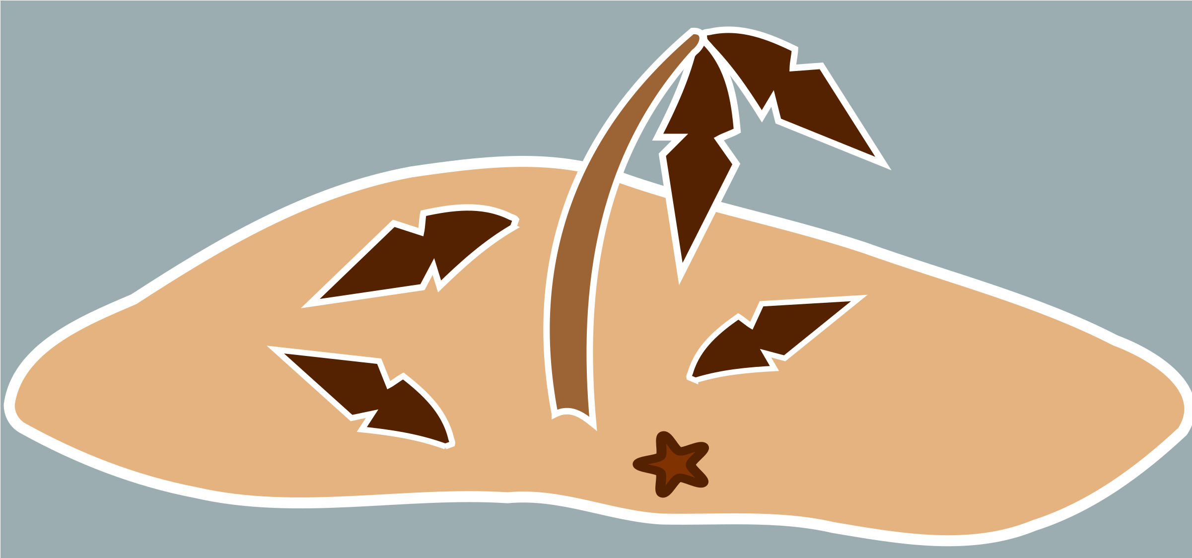 This Free Icons Png Design Of Sad Island (2400x1350), Png Download