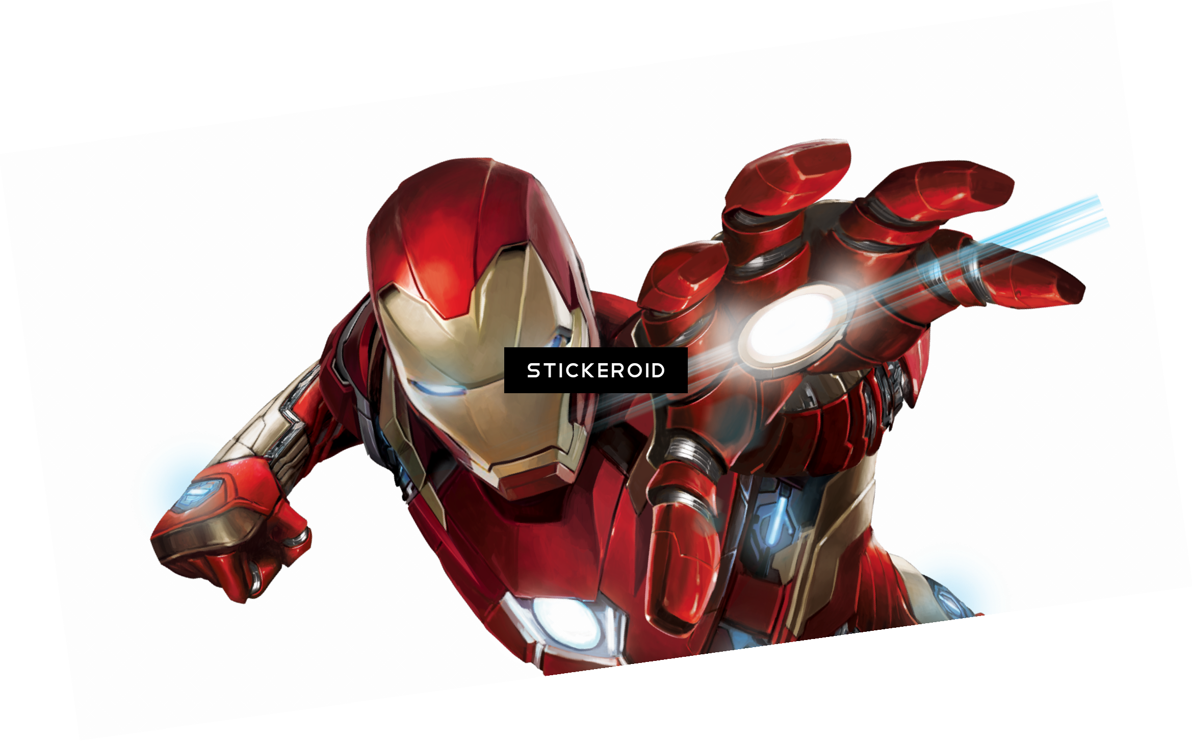 Iron Man - Captain America: Civil War Iron Man Funky Chunky Magnet (2338x1453), Png Download