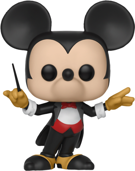 Mickey Mouse 90th Anniversary - Funko Pop Conductor Mickey (600x600), Png Download
