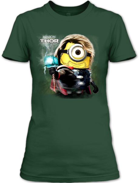 A Black T-shirt With The Shopify Logo - Despicable Me Dvd Cover (600x600), Png Download