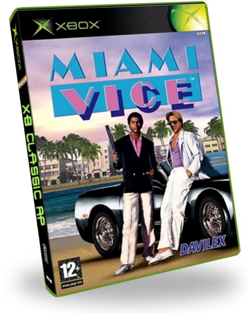 Miami Vice - Miami Vice 2 Flics À Miami (630x620), Png Download