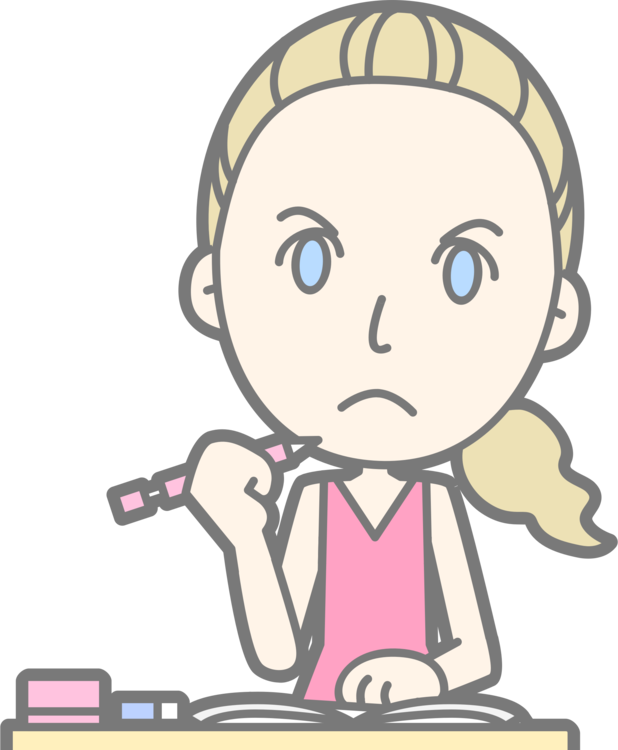 Grumpy Student Download Windows Metafile - Grumpy Students Clipart (618x750), Png Download