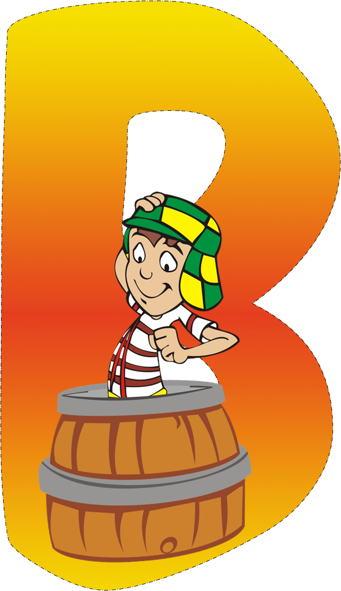 Alfabeto Chavo Del 8 012 - Abecedario Del Chavo Animado (674x1168), Png Download