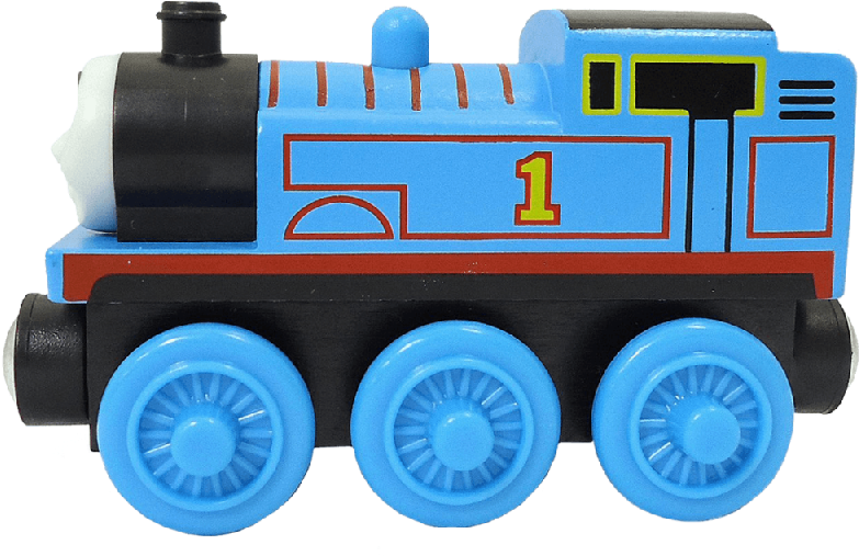 Fisher Price Wooden Railway Thomas Engine (800x800), Png Download