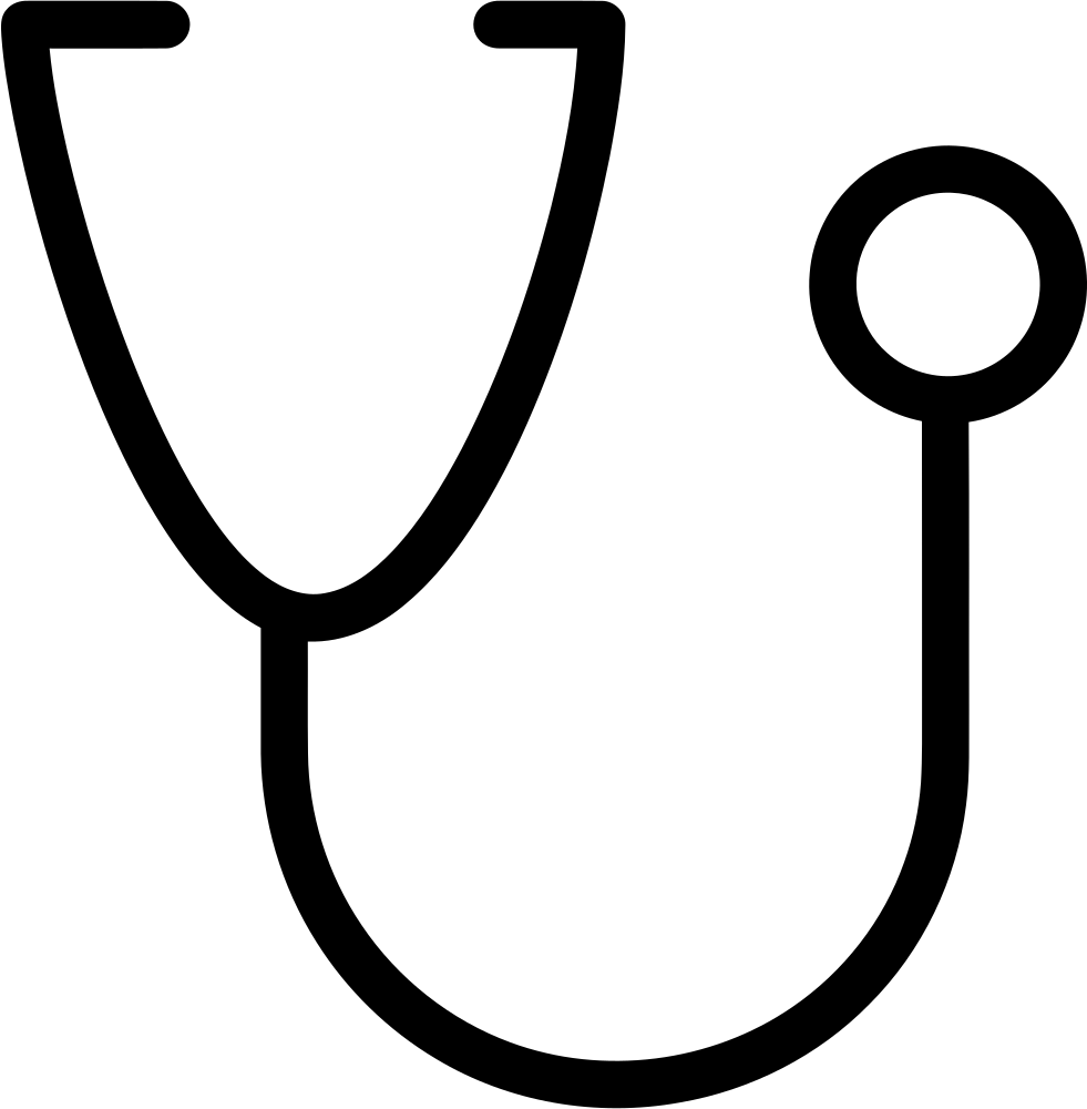 Stethoscope Png For Silhouette - Stéthoscope Icone (981x1000), Png Download