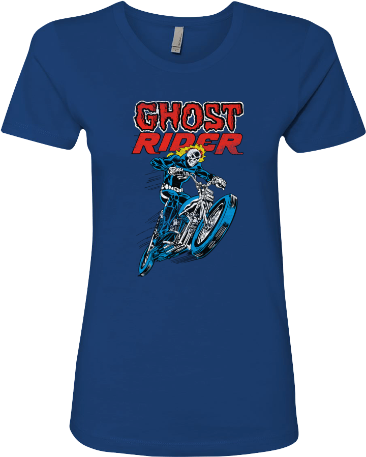 Ghost Rider - T-shirt: Ghost Rider- Stunt Ride (premium), 3x3in. (1200x1200), Png Download