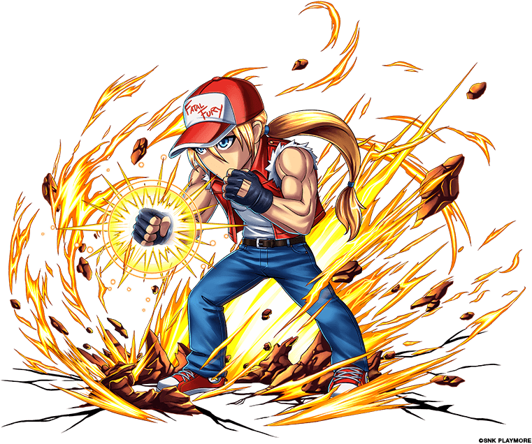 Brave Frontier King Of Fighters (781x656), Png Download