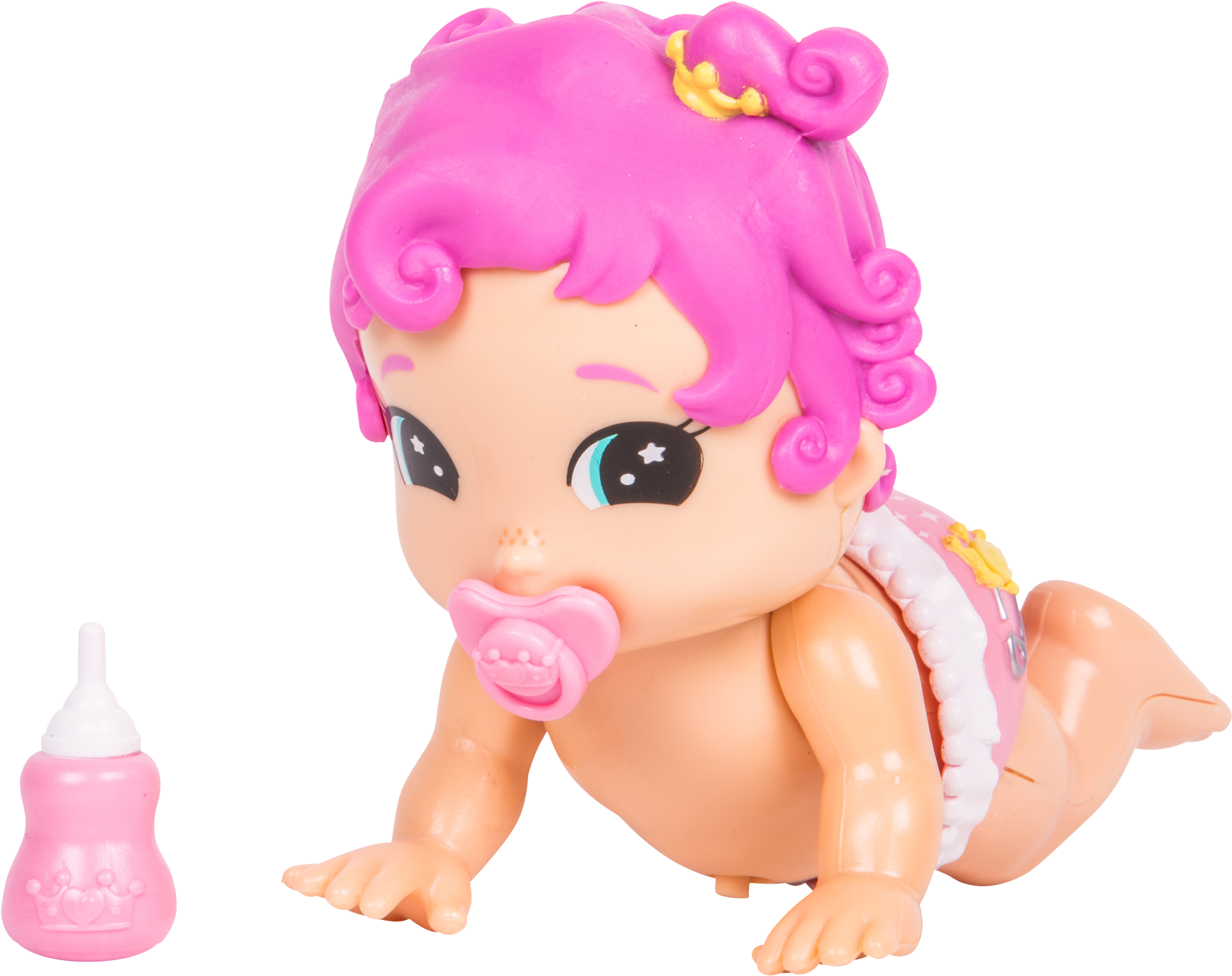 Ll Bizzy Bubscrawl Baby Princess, , Large - Little Live Bizzy Bubs Polly Petals (2048x1685), Png Download